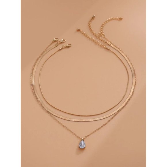 Gold Layered  Charm Necklace 2pcs - Picture 6 of 6